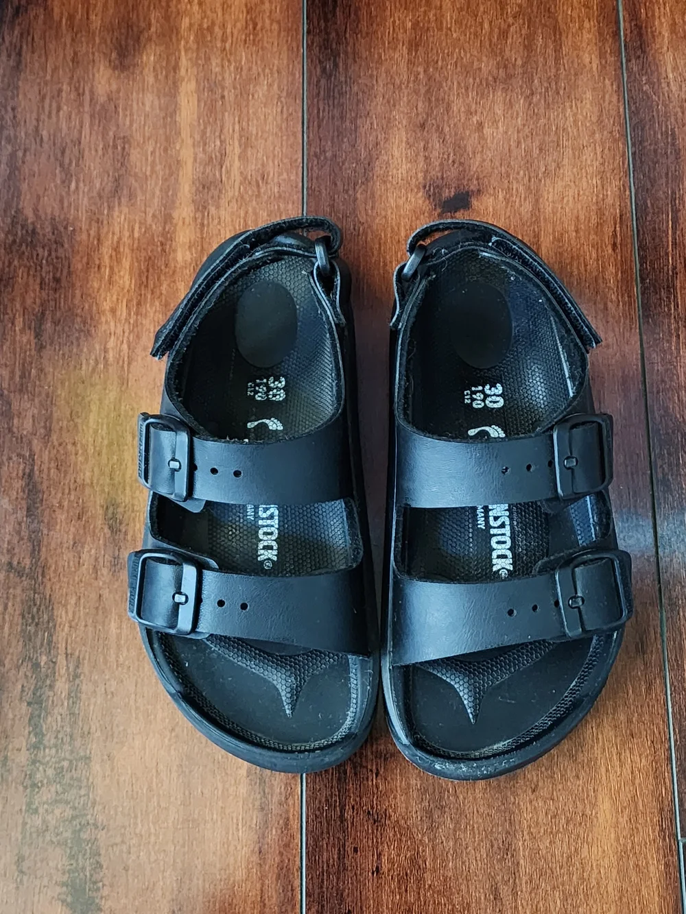 Birkenstock Milano EVA Black Kids Sandals EU 30 US 12/12.5 Waterproof